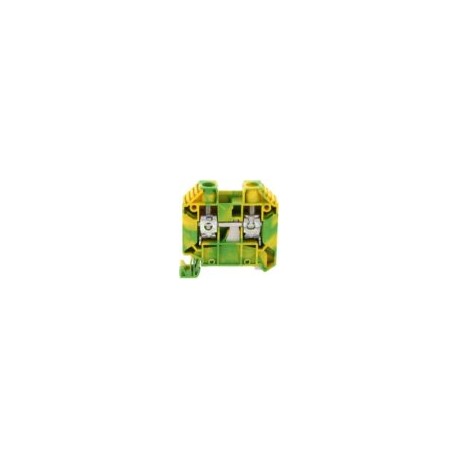SSL 16/2A GNYE CO17130.2 CONTACLIP Clema de tierra Verde/Amarillo