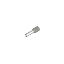 1476290000  Terminal tubular, Estándar (100 PIEZAS), 12 mm, 10 mm, gris. Weidmuller
