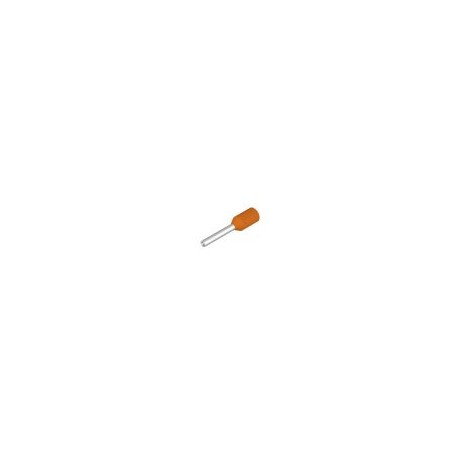 0690700000 H0,5/14 OR, Terminal tubular estándar, 10 mm, 8 mm, naranja. WEIDMULLER