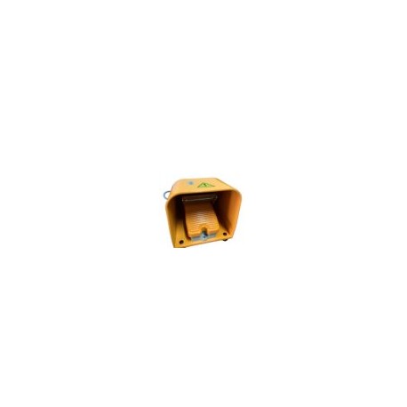 HY-104 Interruptor de pedal aluminio 1NA+1NC 10A FOOT SWITCH C/ CUBIERTA HANYOUNG NUX