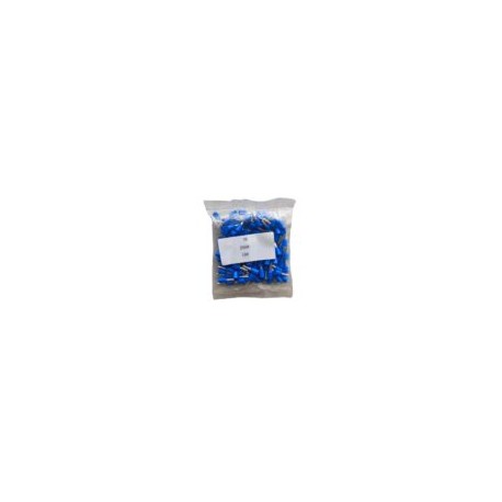 VE 2508 Punta terminal AWG 14 (ferrul) tipo CILINDRO conector de cable de 2.5 mm2, 100 PZAS