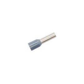 EG345 Punta Terminal Gris, Ø – 4 mm²/ AWG12 / L.10 mm N, 500 pzas