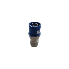 S42S20 Clavija conector macho para conexion corriente 3 polos 1 neutro 220-250V
