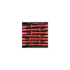 HA102512 set de desarmadores hexagonales con aislamiento 1000 V marca haupa