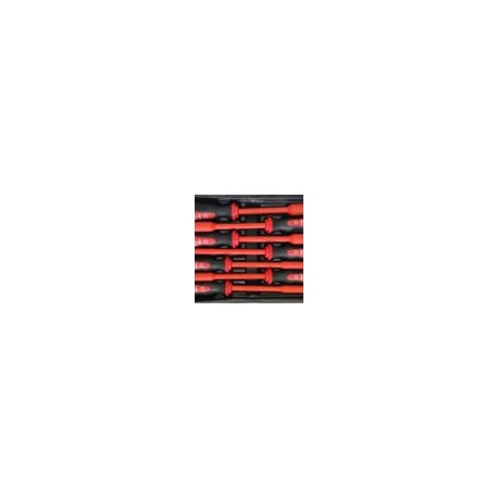HA102512 set de desarmadores hexagonales con aislamiento 1000 V marca haupa