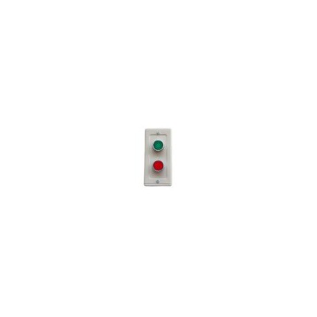 Botonera O CAJA DE 2 BOTONES(MRF-RM1G + MRF-RM1R + HY2502 ) marca Hanyoung Nux